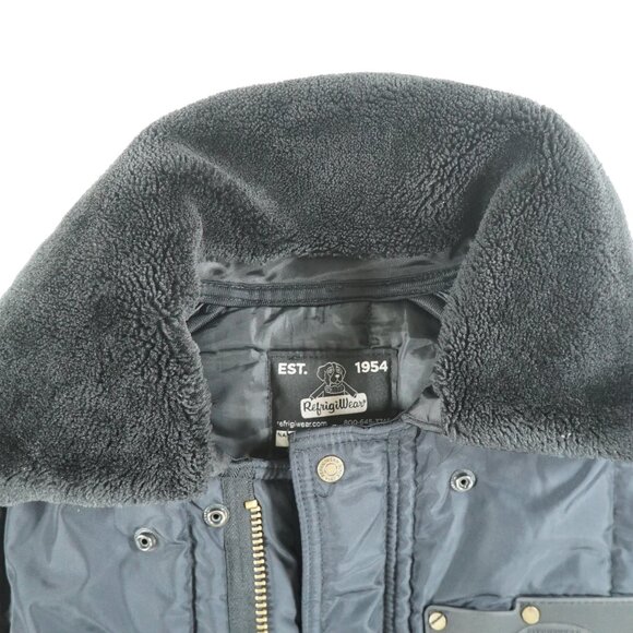 Refrigiwear Jacket Mens Large Black Iron Tuff Siberian 0358 - Picture 4 of 6